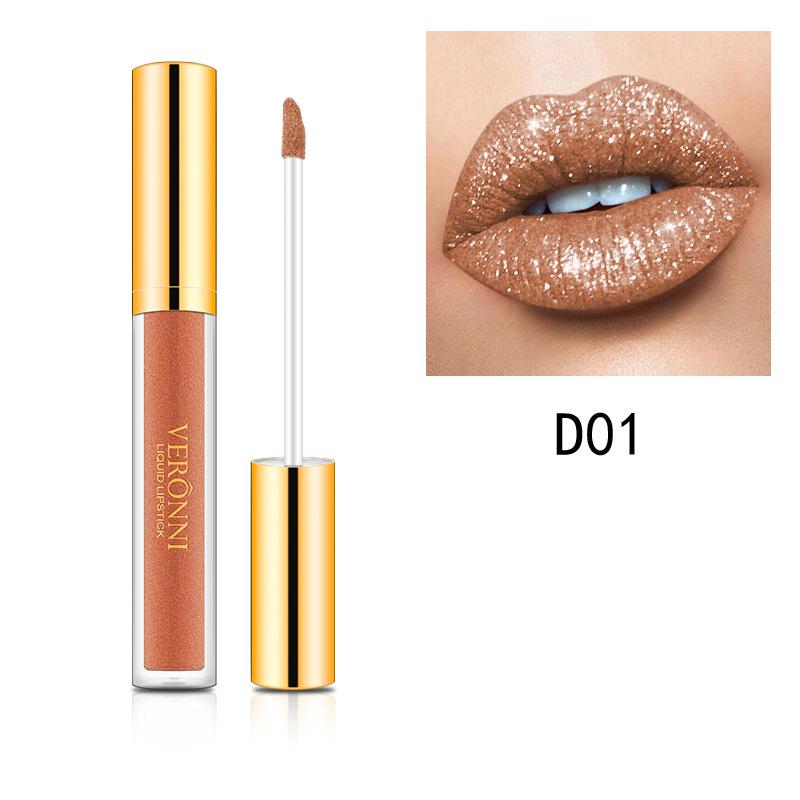 Belleoni Diamond Pearlescent Non-Stick Lip Gloss & Mermaid Lipstick Combo