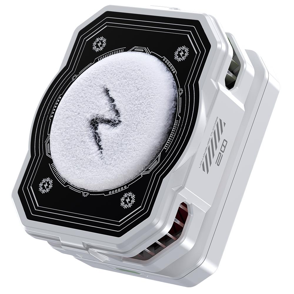 TH10 Semiconductor Phone Cooler Radiator 4800mAh Long-Lasting Ice Cooling Power Adjustable Magnetic & Clip-on for Phone Gaming