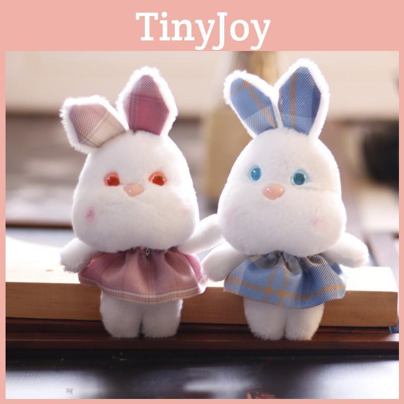 Adorable Petit Lapin en Peluche Mignon Poupée Lapin Charme de Sac Porte-clés Accessoire Doux Moelleux