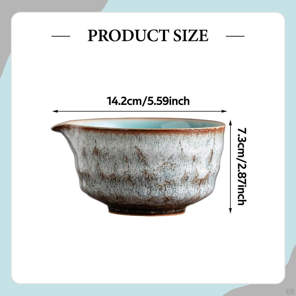 Ceramic Matcha Bowl Designed for Mixing, Featuring A Pouring Spout In Porcelain