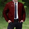 Men's Vintage Fashion Jacket Stand-Up Collar Motorcycle Jacket Slim Fit Multi-Pocket Jacket Spring Summer