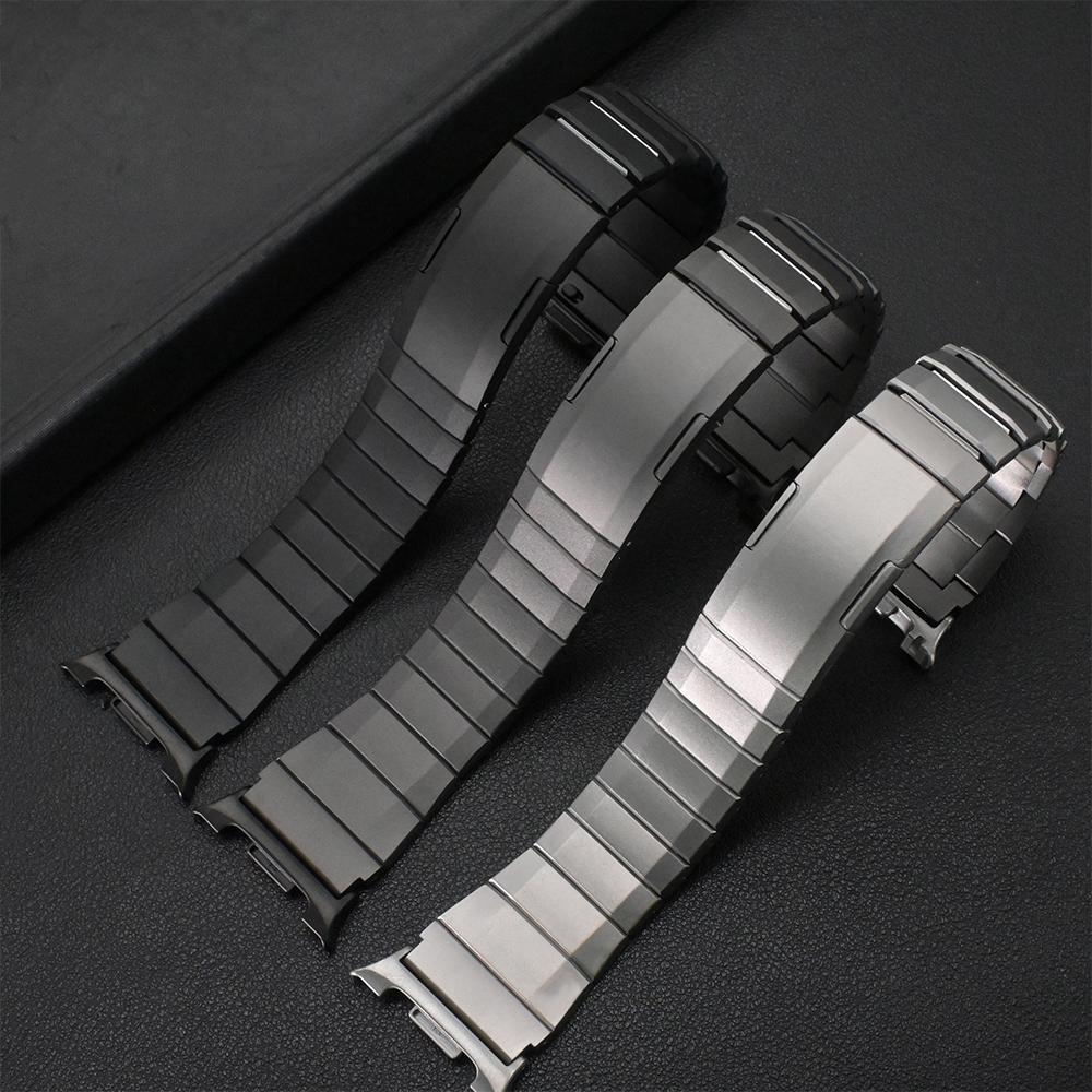 Titanium Strap for Samsung Galaxy Watch 8 44mm 40mm 8 Classic 46mm Luxury Metal Band for Galaxy Watch 4 5 6 7 Ultra 47mm Accessories
