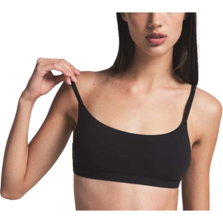 SKIMS Fits Everybody Scoop Bralette Soft Adjustable Strap Pullover Bra Women Underwear Onyx Agate BR-SCN-0025-ONX