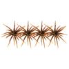 4pcs/Set Water Sea Urchin Softworm Lure Anti Bite Simulated Sea Urchin Lures for Bass Fishing Drop Shot Saltwater Fishing Gear