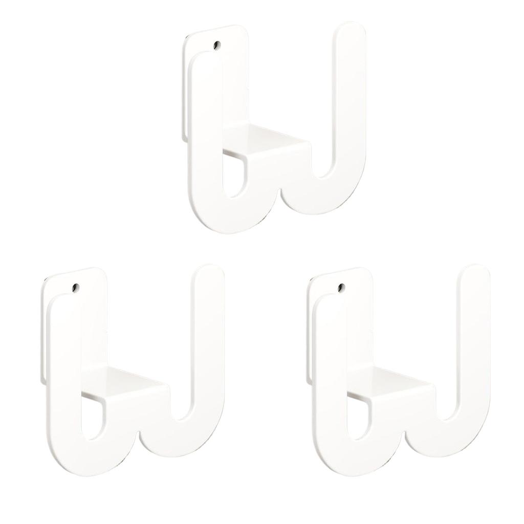 3pcs Wall Mounted Shoe Rack Slipper Storage Organizer Hanger Multifunctional non Perforated Storage Hook Door Slipper Hanger