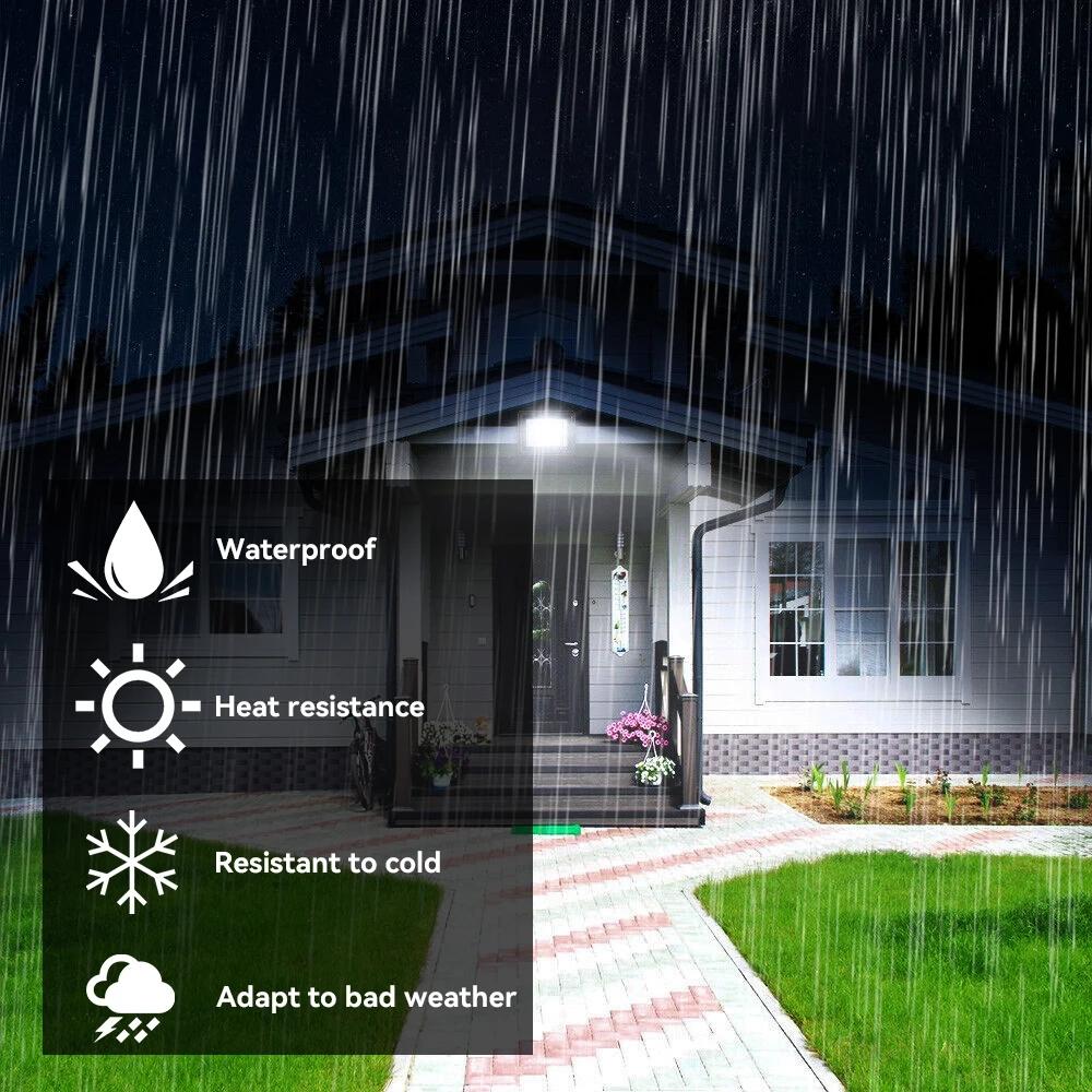 LED FloodLight PIR Motion Sensor Outdoor Led Spotlight  Waterproof Outdoor Garden Lighting Street Light