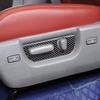 Carbon Fiber Front Seat Adjustment Sticker Trim For Toyota Tundra 2007-2013
