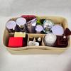 Lightweight Travel Tote Bag Divider Zipper Closure Toiletry Container Handbag Insert  Daily Storage