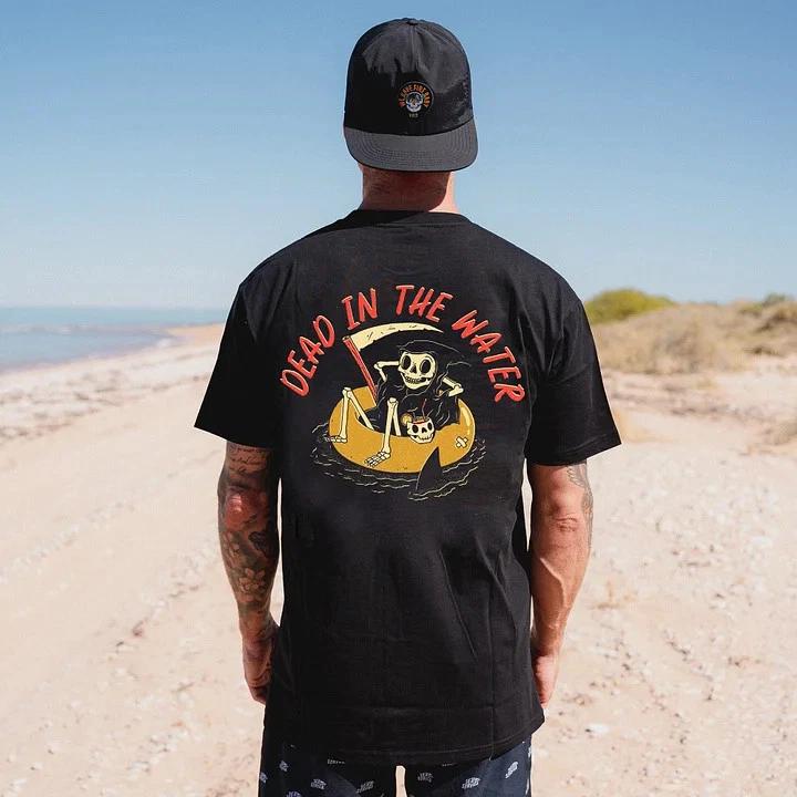 Dead In The Water T-shirt Size S-4XL XL