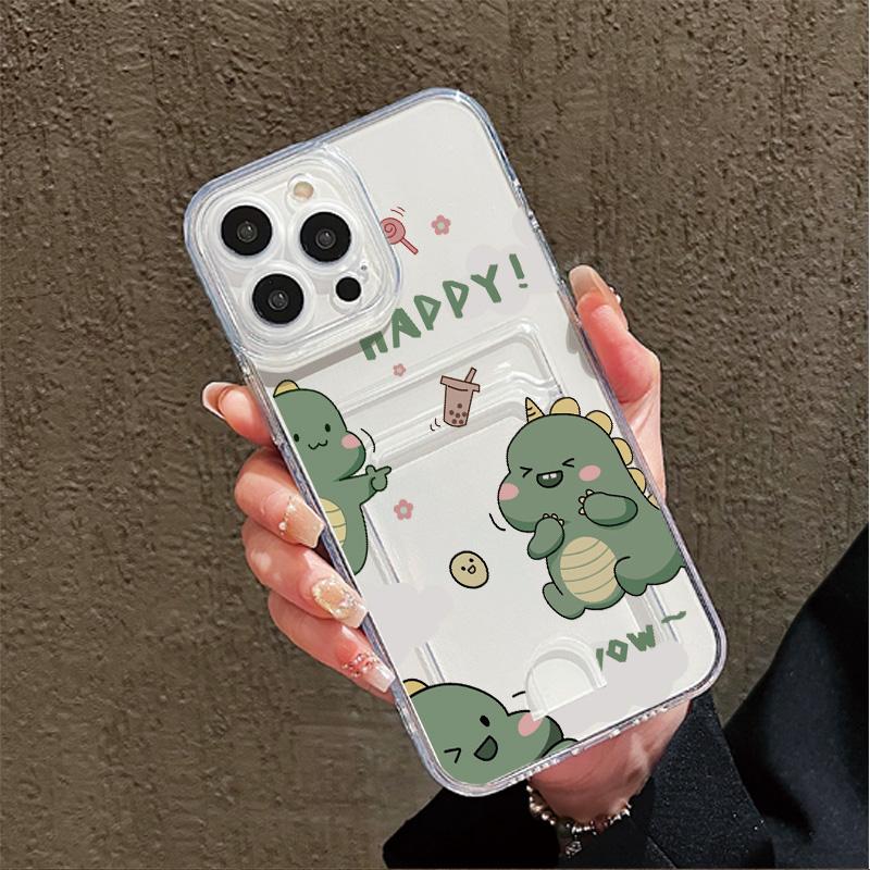 

Силиконовый чехол-кошелек с карманом для карт для Samsung S25 S24 S23 Ultra Xiaomi Redmi Note 13 12 11 10 Infinix Note 30 Pro Прозрачный бампер для телефона Honor 8A/Huawei Y6 2019