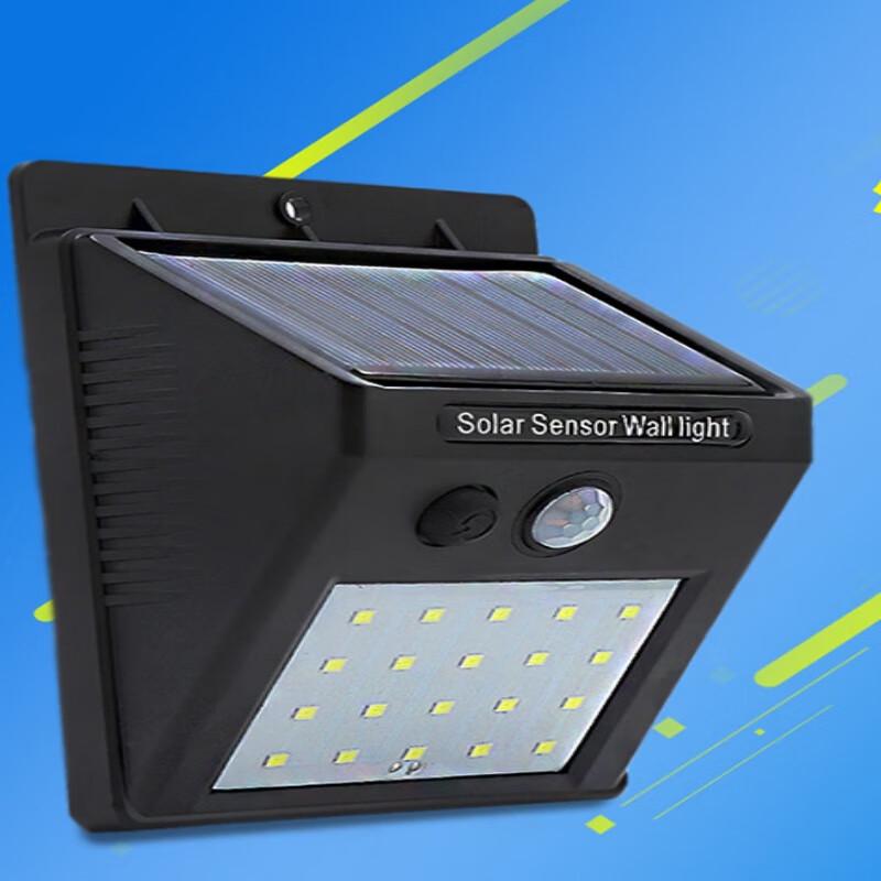 Solar Motion Sensor Outdoor Wall Light