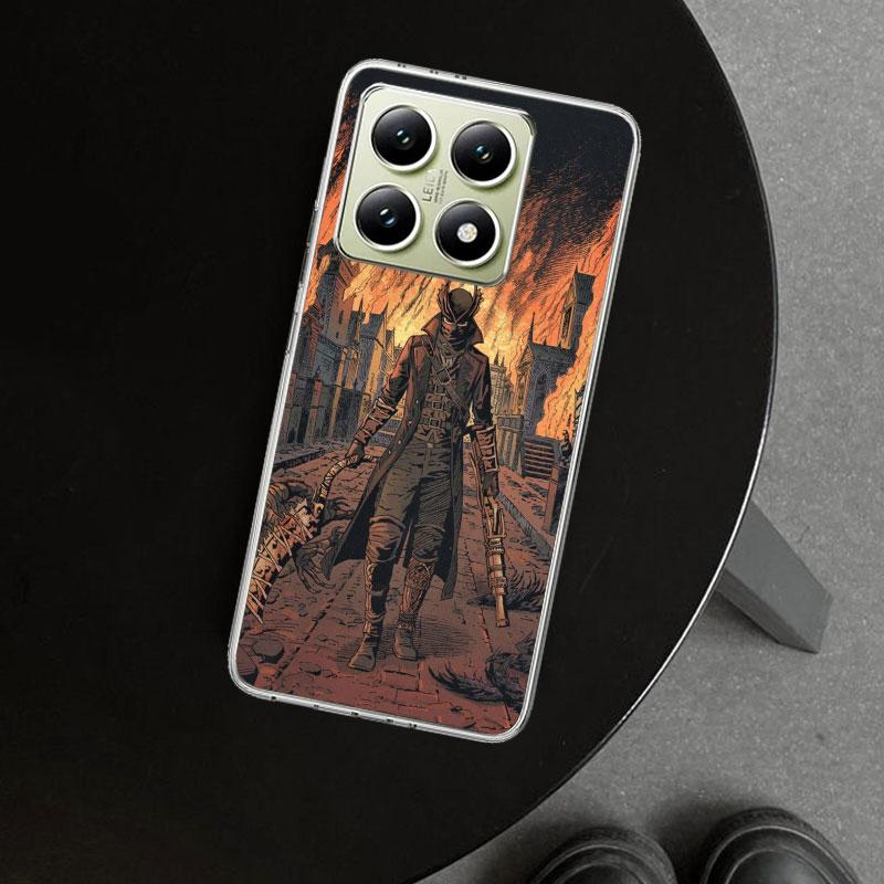 

Bloodborne Game Phone Case Cover for Xiaomi Redmi Note 15 14 13 12 11 Pro Plus 14S 12S 11S 11T 11E 10S 10 Customized Fundas Redm Note 13 Pro Plus