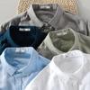 Shirt Jacket for Men Summer Sun Protection Thin Long Sleeved Cotton and Linen Shirt Casual Outfit for Men's Clothes