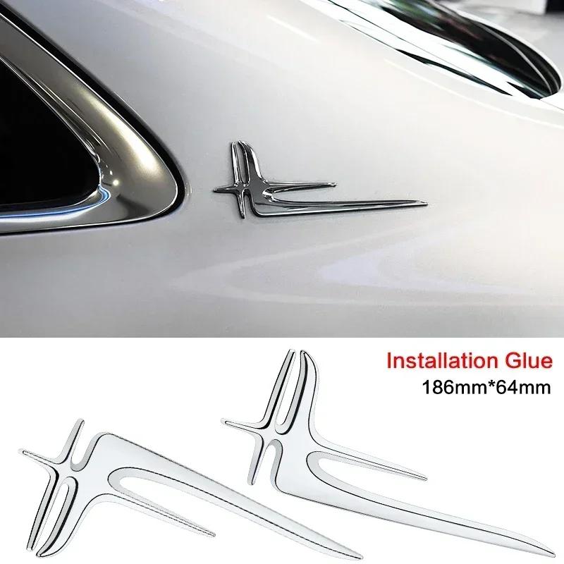 XIMZZ1 For AMG Car For Mercedes Benz AMG 2pcs Car Left Right Side Fender Badge Sticker For Mercedes Benz W212 W213 W205 AMG W177 V177 W