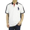 Polo Classic Fit Color Block Broderad Kortärmad Pikétröja med Stor Pony-logga Herrtoppar MNPOKNI1N820812-100