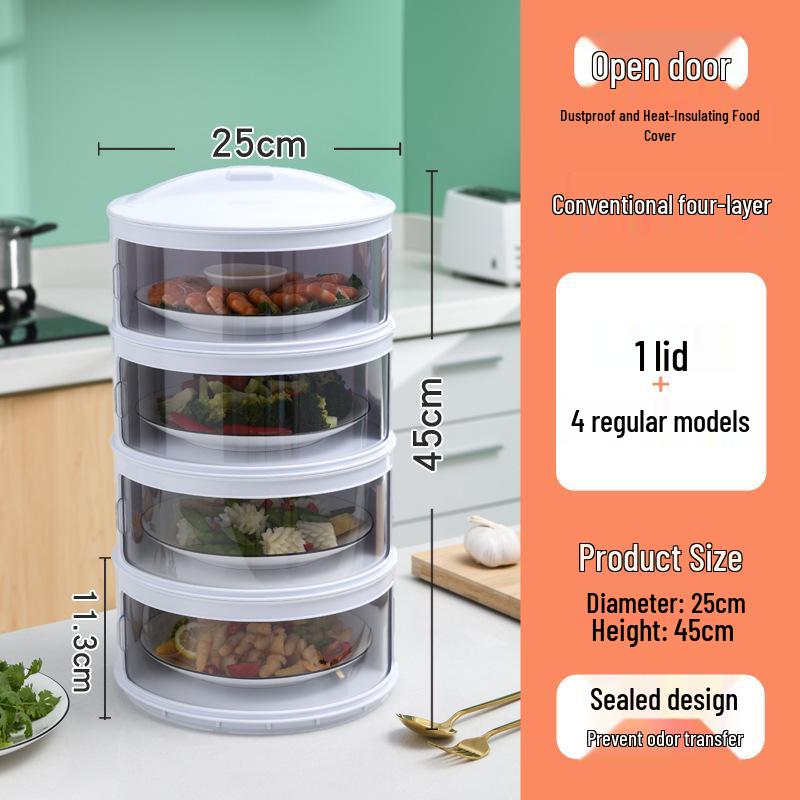 Multi-layer Insulated Food Cover for Fresh-keeping and Dustproof Storage