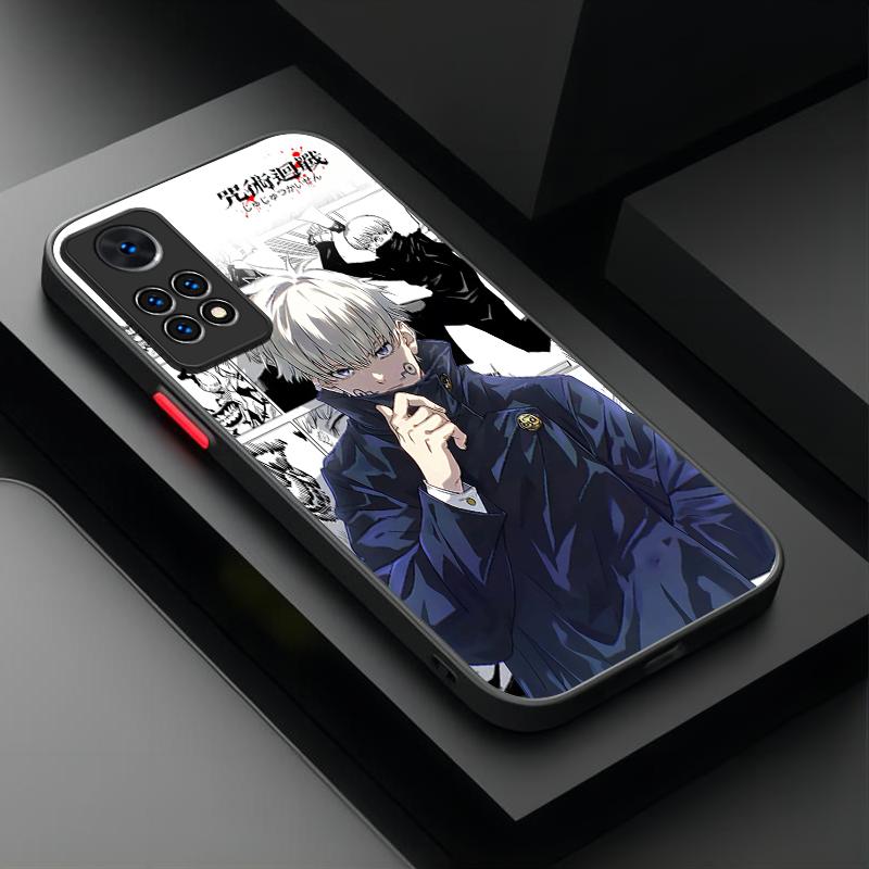Anime Jujutsu Kaisen Case For Xiaomi Redmi Note 14 13 12 11 Pro Plus 5G 12S 11S 10S 10 9 Redmi 14C 13C 12C 12 4G A3 A3X Etui