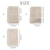 10PCS 1/2/3 Pockets A6 Binder Sleeves Transparent Photo Card Album Refill Inner Page Laser Rainbow Star Inside Page