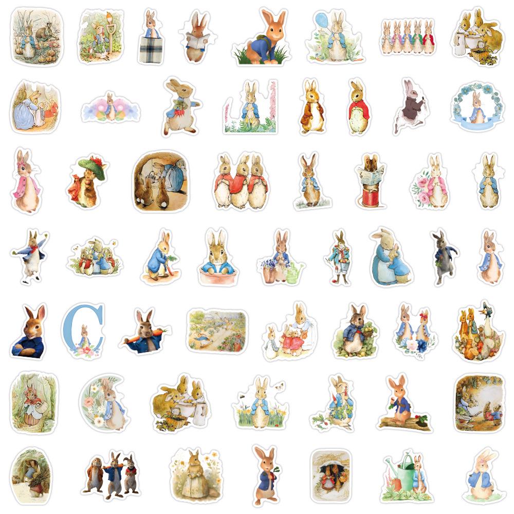 

Peter Rabbit Cartoon Sticker Book: 55 Sheets for Car, Luggage, Water Bottles
