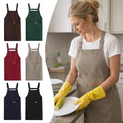 Adjustable Kitchen Cooking Apron Stain-proof Catering Work Clothes  for Home Kitchen