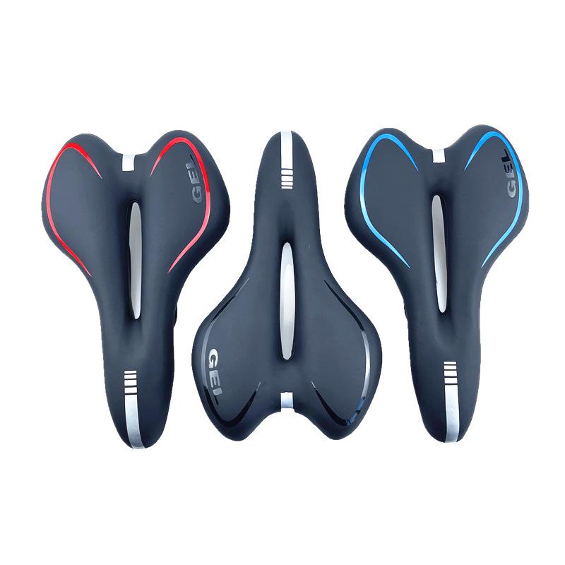 GEL Silicone Shock-Absorbing Soft Bicycle Seat Cushion for Mountain and Road Bikes