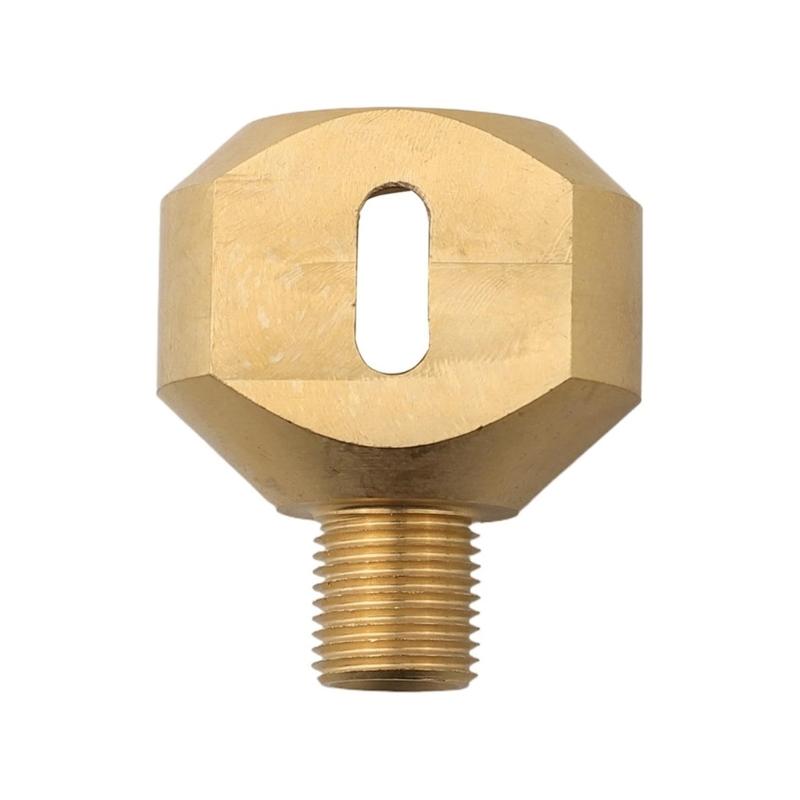 High Temperature Resistant 1/8Inch BSPP Fitting with Rubber Seal Brass Pipe Connector for Industrial and Home Use