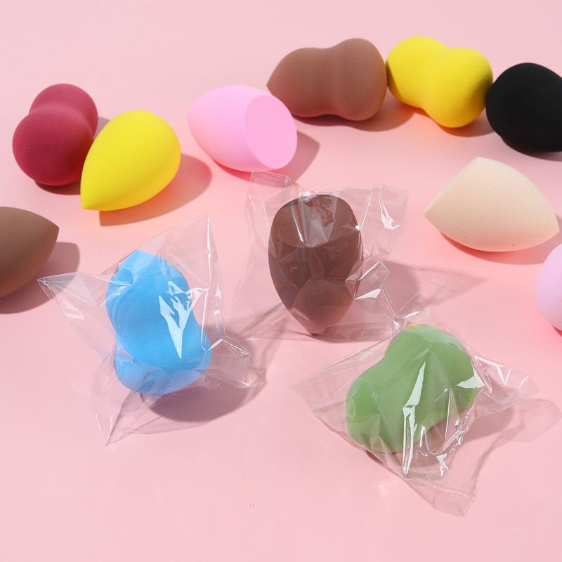 Gourd-Shaped Dual-Use Makeup Sponge, Dry & Wet Use, Slant-Cut Cushion Puff 4060