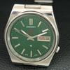 GENUINE VINTAGE SEIKO EXPO 70 AUTOMATIC JAPAN MENS GREEN DIAL WATCH A708783-1