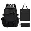College Style Large-capacity Load Reduction Spine Protection Schoolbag New Student Three-piece Leisure Backpack