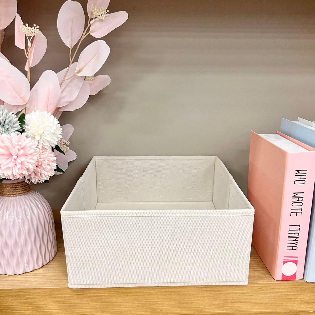 Stoff-Aufbewahrungsbox für Socken, Unterwäsche und BHs - Deckellos, Waschbar und Faltbarer Organizer