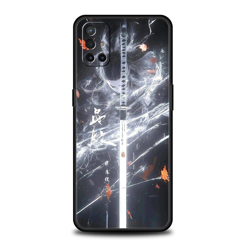 Phone Case For Oneplus 13R 13 12 10T 11 R10 Nord N100 N200 N10 9 9R CE 2 3 Z Pro Lite Soft TPU Cover The Sword Creative Pattern