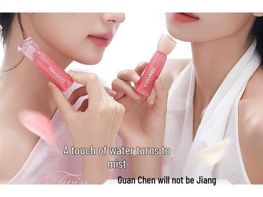 Colorkey Qixi Collection: Water Mist Lip Glaze - Non-Stick, Long-Lasting Lip Color for Women.