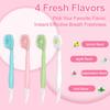 5-in-1 Portable Toothbrush with Tongue Cleaner & Double Toothpick (30-Pack)
