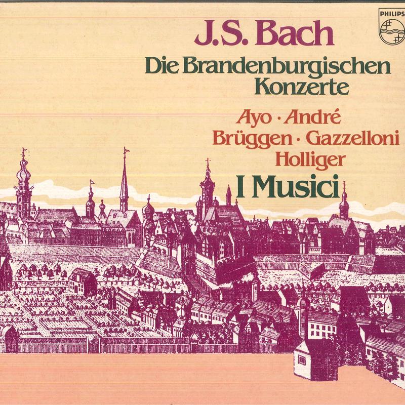 

LP Record I MUSICI Bach Die Brandenburgischen Konzerte 65987678 PHILIPS Germany Classical Used
