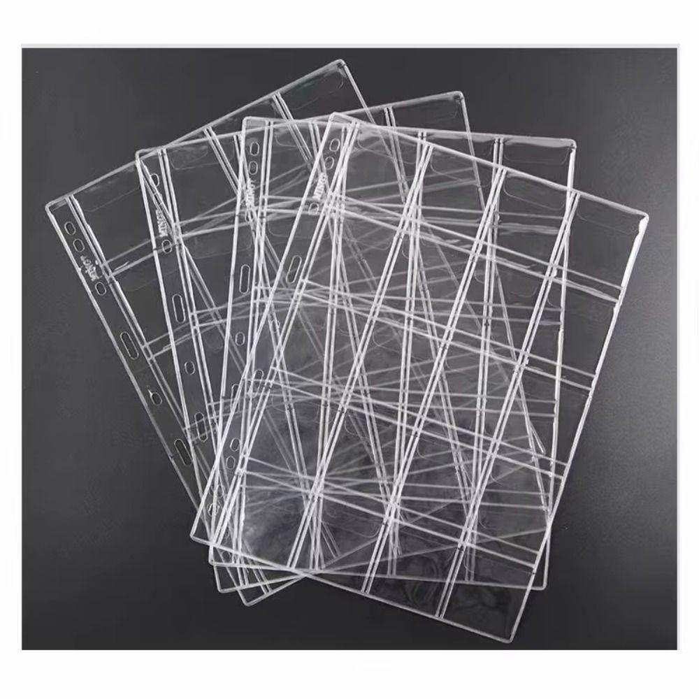 Transparent Inside Pages Coin Album Page PVC Badge Protector  for Coins&Badge