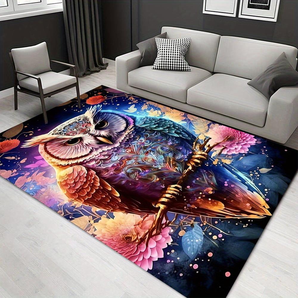 

1pc 1308264186Pattern Carpet, Area Rug For Living Room Bedroom Room Bed Chair Laundry Entryway Corridor Yard Non-slip Outdoor Camping Rug Fl 60cm by 90cm