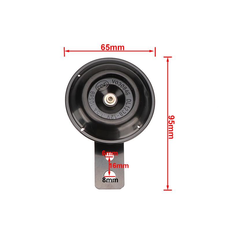 Universelles 12V 105dB Motorradhupe Auto Lauter Pfeifen Lautsprecher Elektrische Warnmaschine Roller Moped Cross-Country-Bike Moto Autoteil