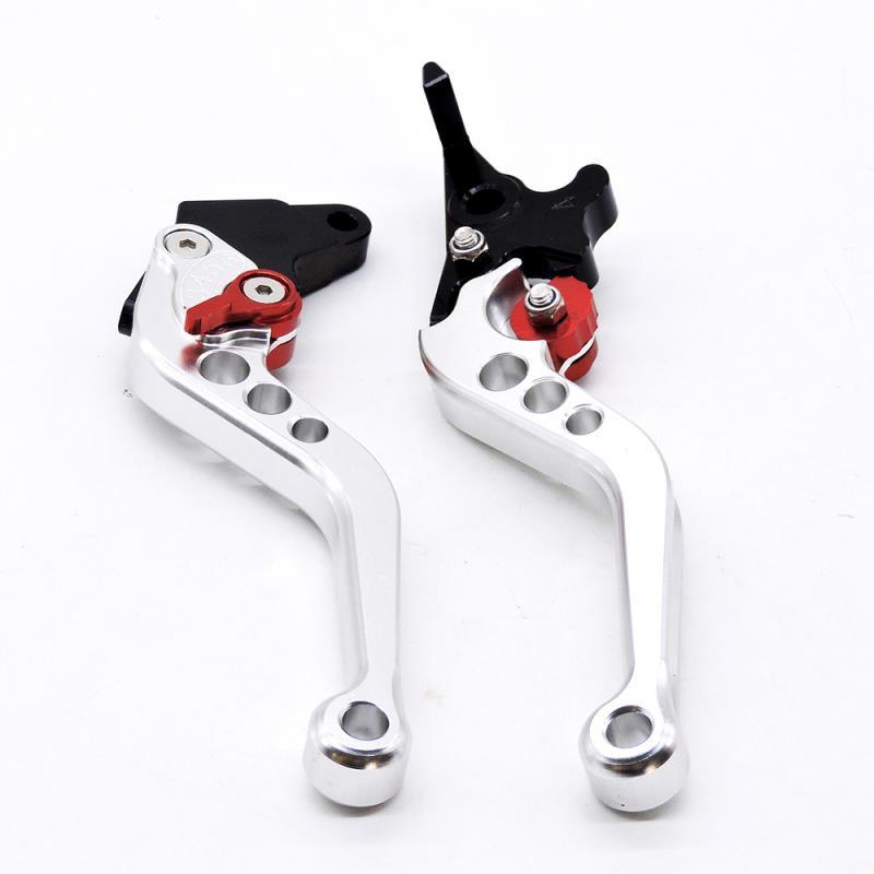 CNC Motorcycle Brake & Clutch Lever for AGILITY Models - Short Bull Horn Design