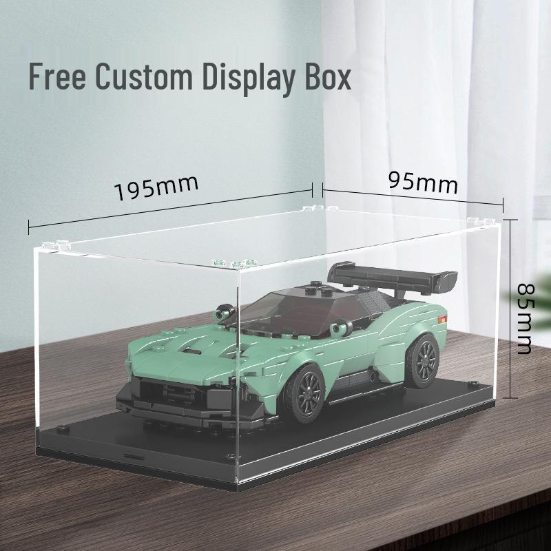 Yuxing Model King 27009 Vulcan Sports Car Building Set with Display Case