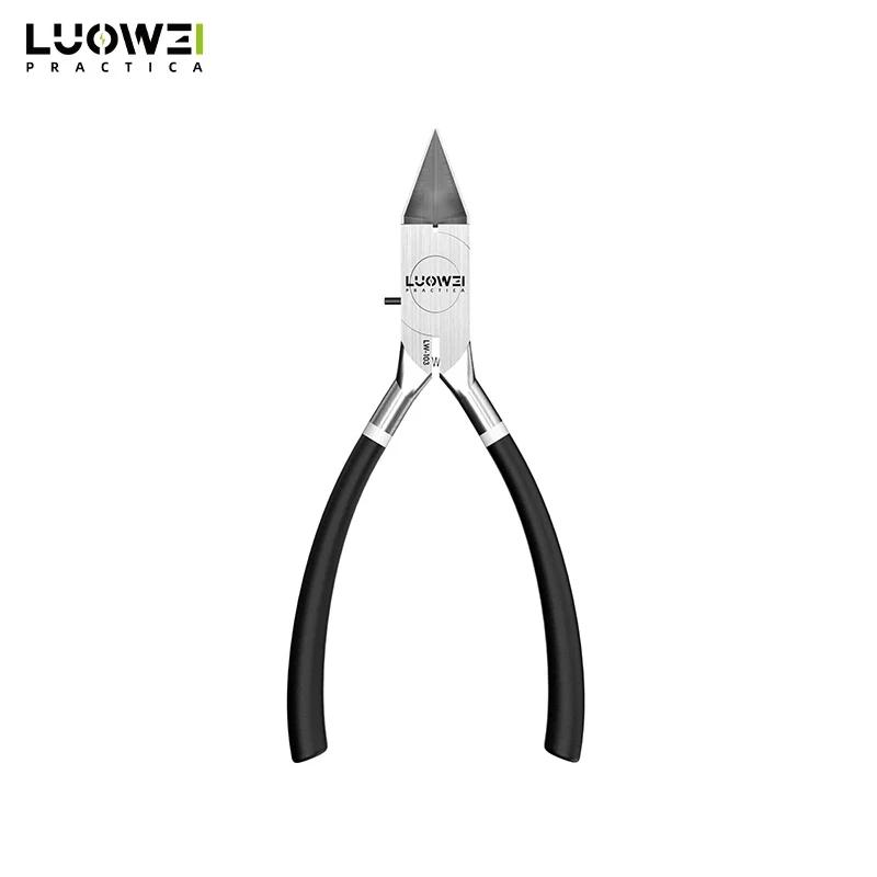 

LUOWEI LW-103 Professional Grade Diagonal Nose Pliers for Mobile Phone Repair Anti-skid Steel Wire Electronic Cutting Tools