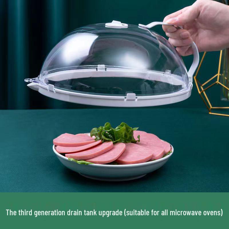 High-Temperature Resistant Microwave Lid: Anti-Splash, Anti-Oil, Fresh-Keeping, Universal Fit for Hot Dishes and Rice