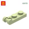 Non-Toxic 208Pcs/Lot 60478 1 X 2 With Bar Handle On End Block Moc Color Accessories Compatible With Curved Brick Diy Toys For Kid