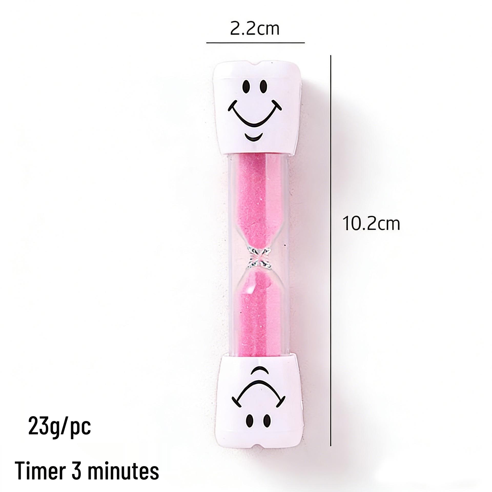 Three-Minute Smiling Face Hourglass: Children s Toothbrush Timer, Customizable Logo Dental Gift.