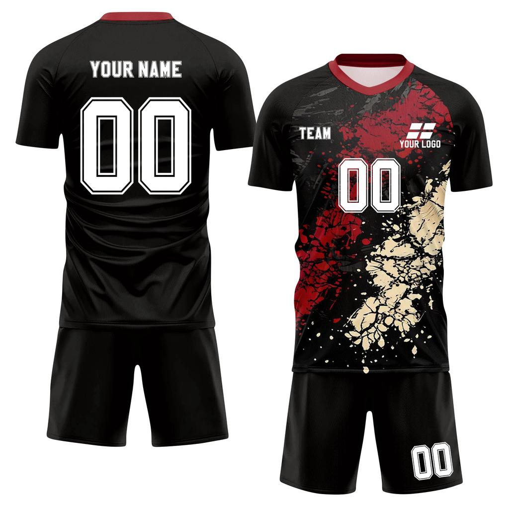 Personalised Shirts Kit Mens Girls With Name Number Custom Football Jerseys For Boys Training Suit