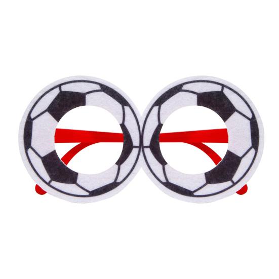 Voetbalfan Brillen Voetbalwedstrijd Voetbal Brillen Fotohokje Props Feest Brillen voor Voetbal Thema Verjaardagen Sportfeesten