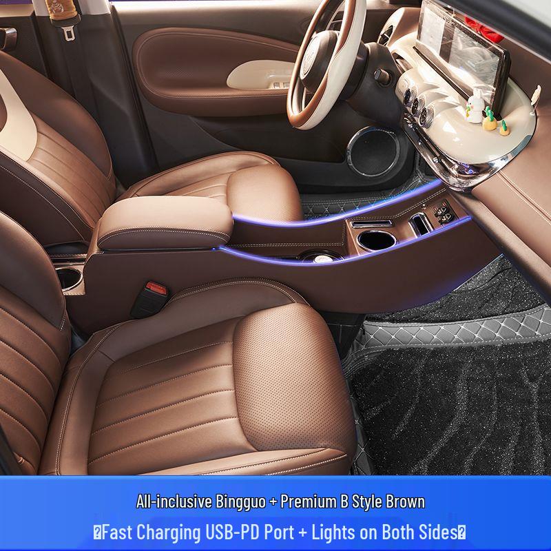 Armrest Storage Box for Wuling Bingo Electric Vehicle Interior Modification