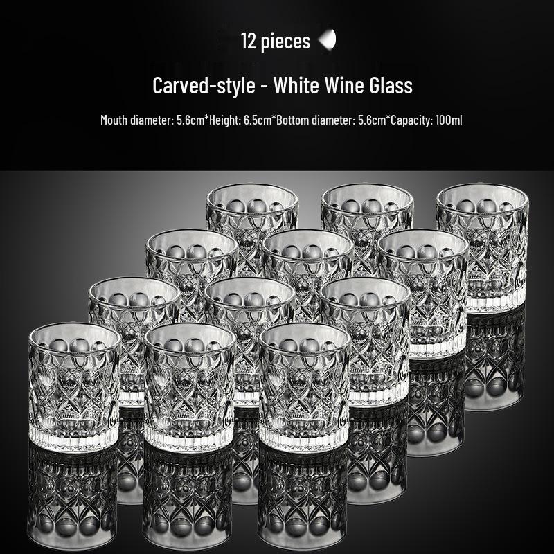 Light Luxury Crystal Baijiu & Beer Shot Glass Set