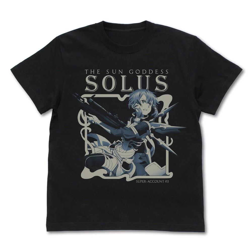 Sword Art Online Uw Sun God Solus Sinon TShirt Black Japan New Pre M