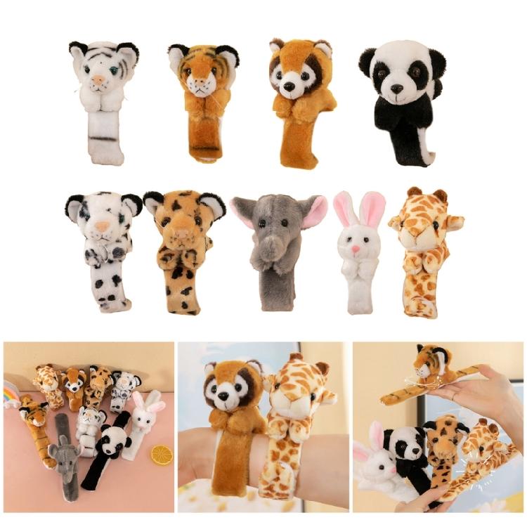 Handmade Stuffed Animal Wristband Comfortable Wear Bracelet Slap Band Stylish Plush Wrist Accessory for Kids Event