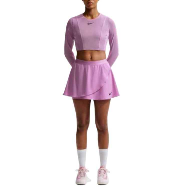 Nike Court Slam Quick-Dry Solid Color Mid-Rise Tennis Skirt Women skirts IV5711-503